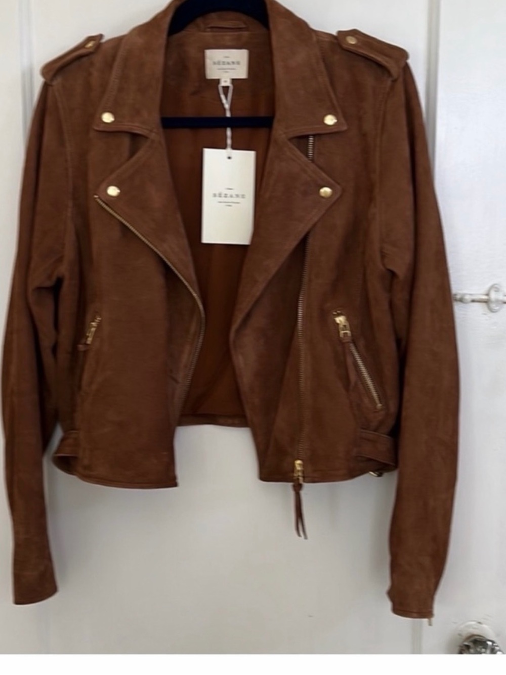Sezane Zig Suede Jacket US 6, FR 38 - Picture 3 of 8